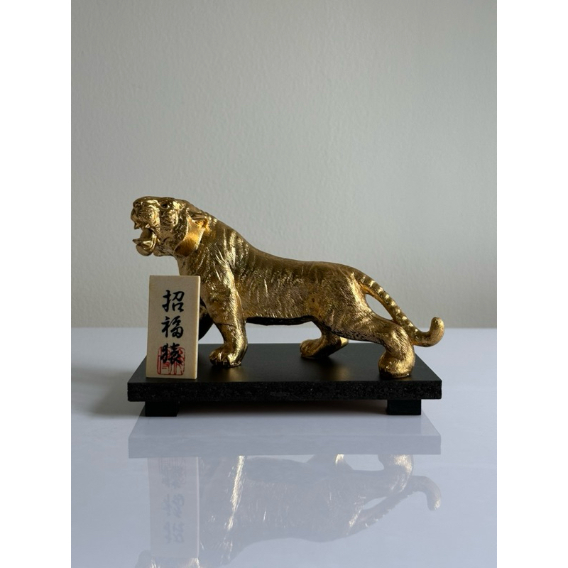 เสือชุบทองคำ 24KGP งานโลหะหล่อ
