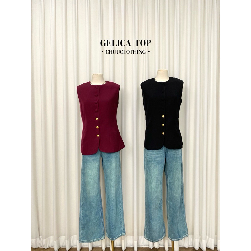 Chuuclothing Gelica top [สินค้าพร้อมส่ง]