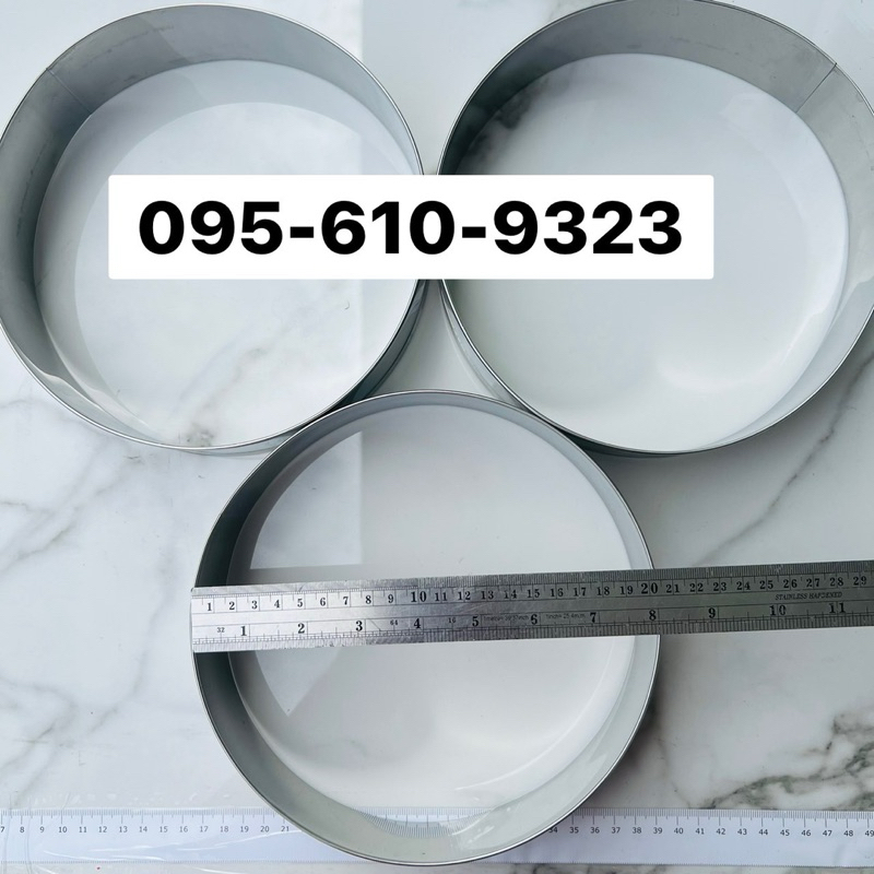 1อัน แบบวงกลม 🟠แบบทำกระทง7นิ้ว หรือ18ซม.สแตนเลสอย่างดี น้ำหนักเบาผิวเรียบ ใช้งานง่าย แบบพวงกลม 🟢🟡🔴แม่พิมพ์ - รูปที่ 2