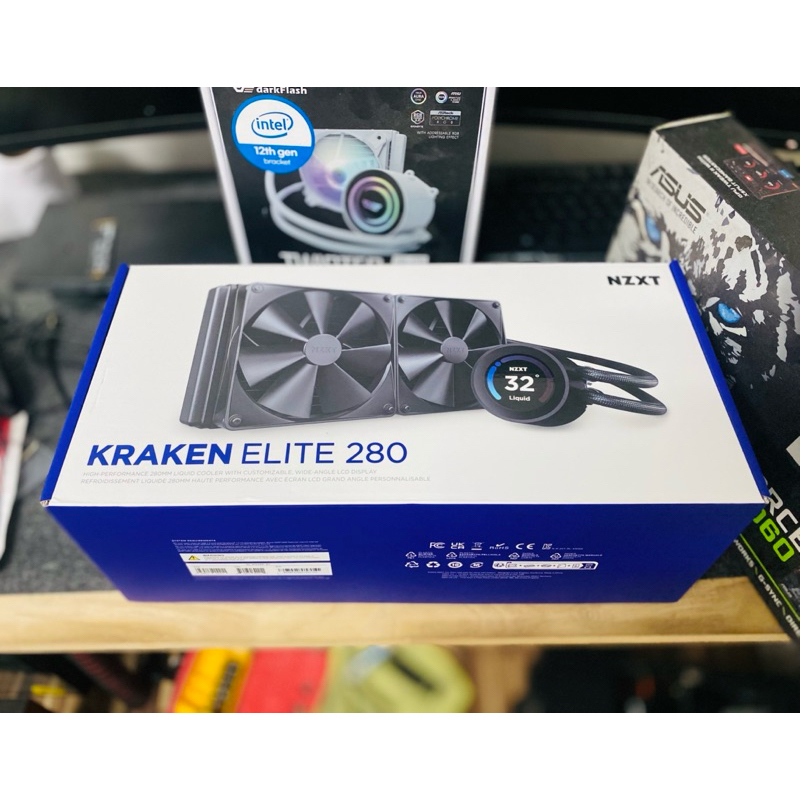 NZXT KRAKEN ELITE 280 BLACK ประกัน ascenti 06/27