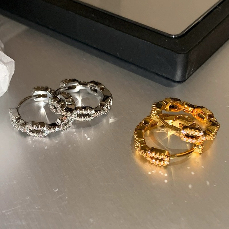 shiny hoop - morning.earrings