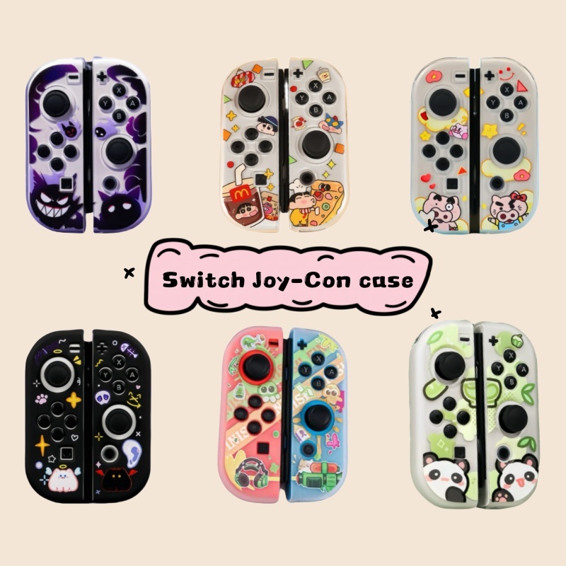 Nintendo Switch Joy-Con Protection Case เคสป้องกันนุ่มแบบอะนิเมะสำหรับ V1V2 และ OLED