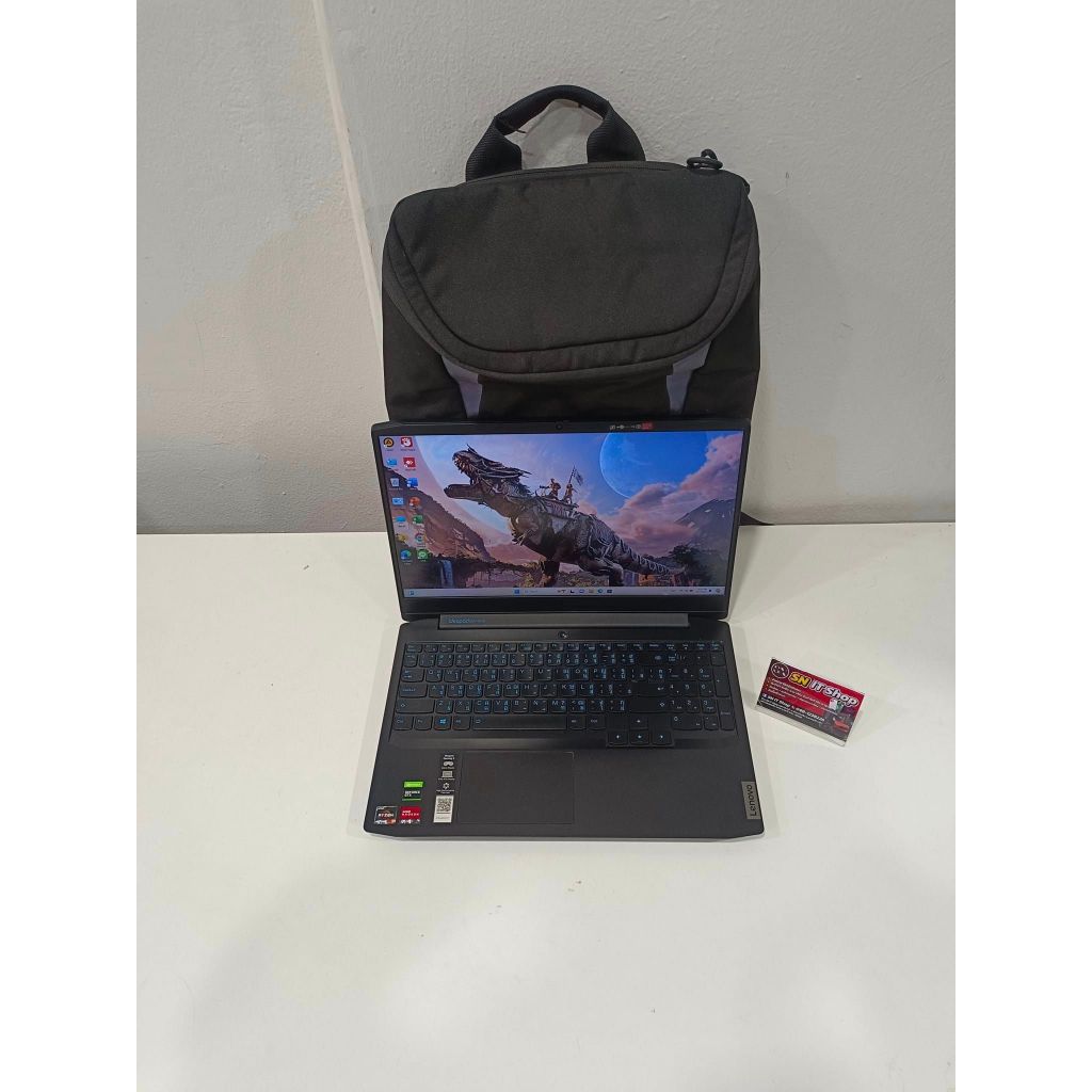 โน๊ตบุ๊คเกมส์มิ่ง Lenovo (มือสอง) สเปค AMD Ryzen 5 4600H RAM : 8 GB SSD : M.2 512 GB NVIDIA GeForce 