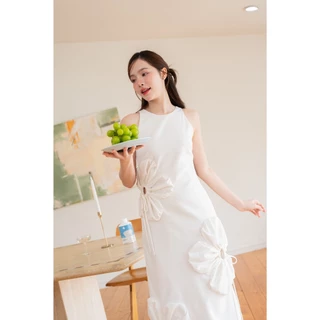 ( พร้อมส่ง)TheBlancPale : Suneve Dress เดรสดอกไม้รุ่นเดรสยาว เดรสสวย เดรสไปทะเล