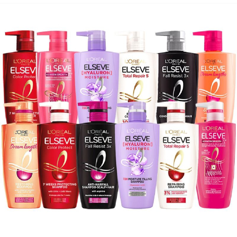 🔥ลอรีอัล ปารีส แชมพู L'Oréal ELSEVE แชมพู/ครีมนวด 410ml.