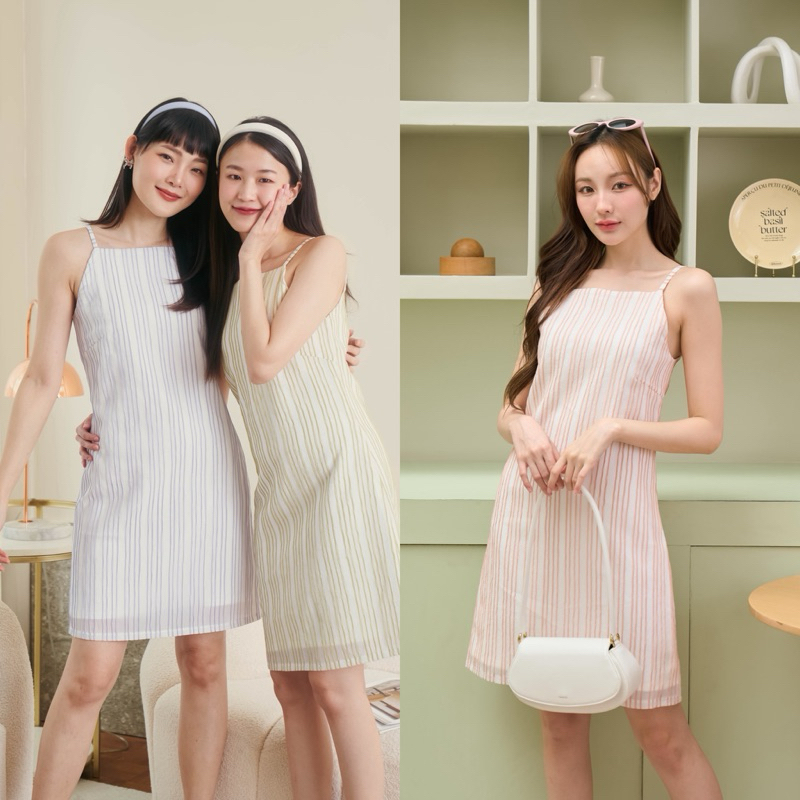 Lille collection : เดรสคอสูงกระโปรงสั้น ไม่เน้นเข้ารูปที่เอวนะคะ