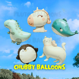 [ร้านไทย] -🎈ลูกโป่งฟอยล์สัตว์ตัวหนุบหนับ น่ากอด น่ารัก ใบหนา…