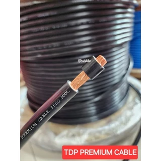 สายพ่วงแบต ย้ำหางปลาหัวท้าย TDP PREMIUM CABLE PCW 35 sq.mm.(1AWG)ทองแดงเต็ม 225A ต่อเนื่อง ต่อแบบ ขนานและอนุกรม