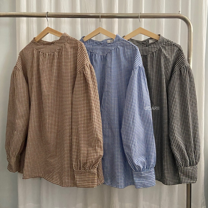 Scott Blouse | เสื้อลายสก๊อตแขนยาว