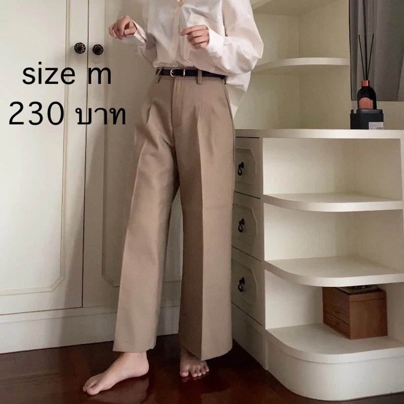 กางเกงลินินผสม size m จากร้าน hyde.apparels