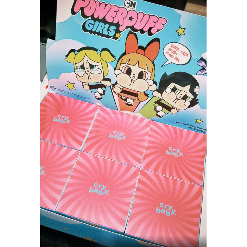 กล่องสุ่ม cry baby powerpuffgirls🐻💕