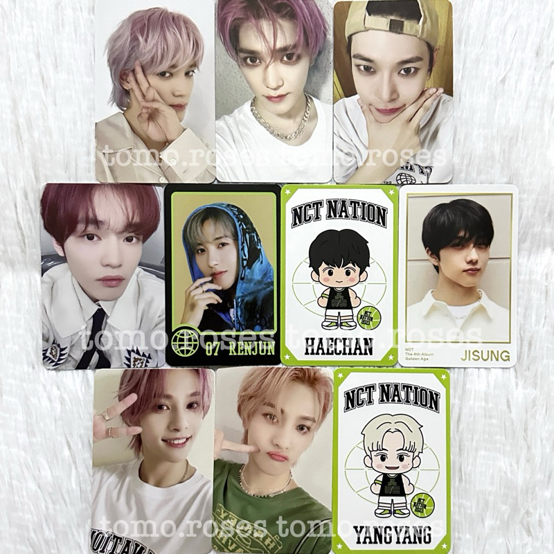 🤍พร้อมส่ง🤍 การ์ด NCT NATION Trading Card แกะแล้ว Green Black White Golden Age 2023 NCT 127 NCT DREAM