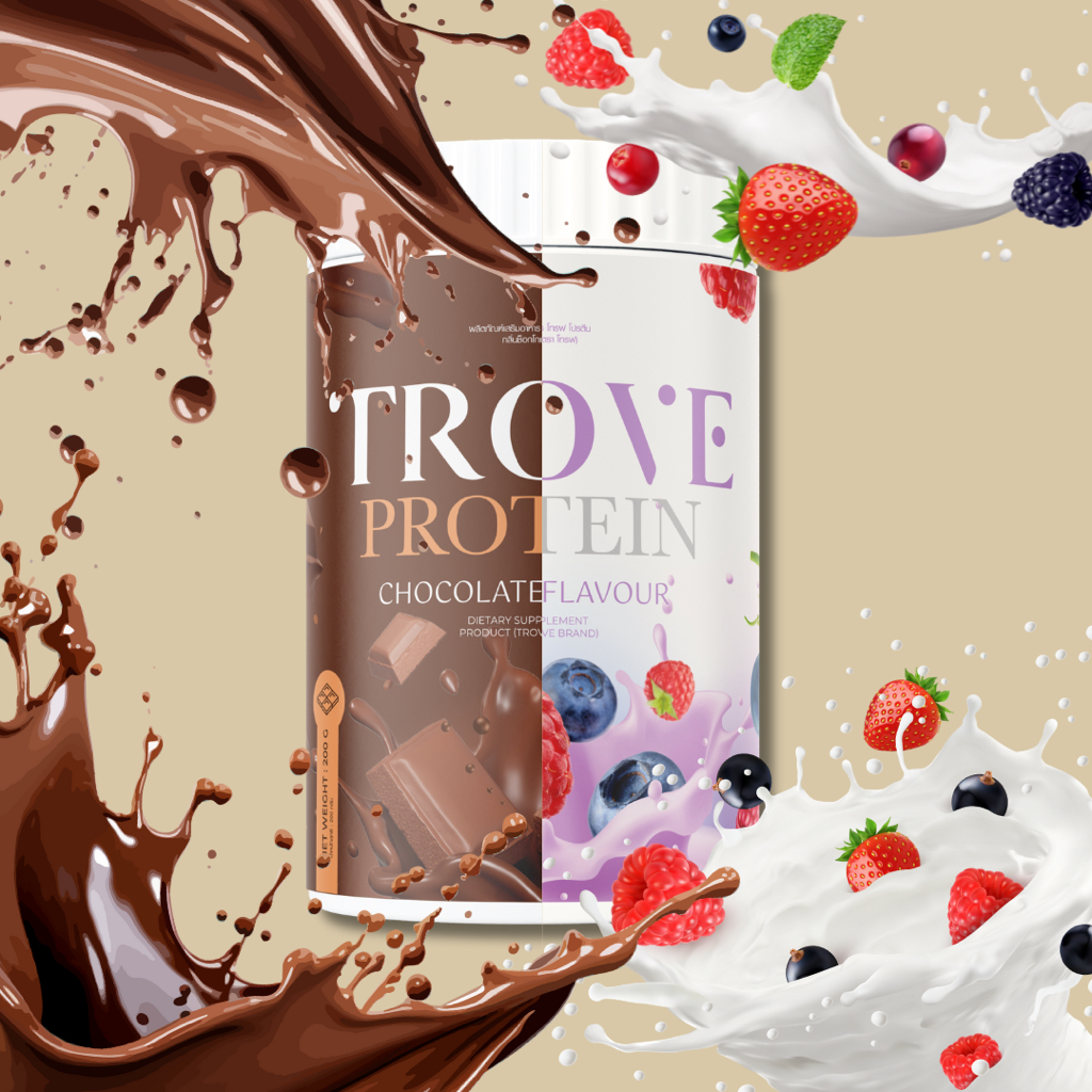 TROVE PROTINE MIXBERRY AND CHOCOLATE PLANT BASE