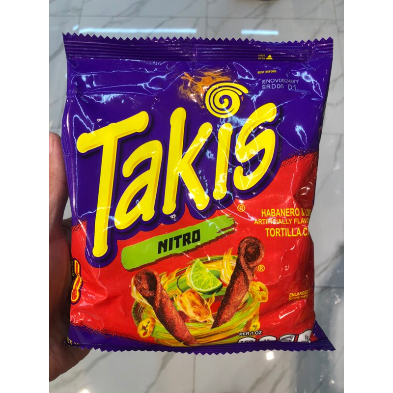 ขนมแท่งข้าวโพด  Takis Nitro 3.25oz ขนาด 92g 🇺🇸🇺🇸