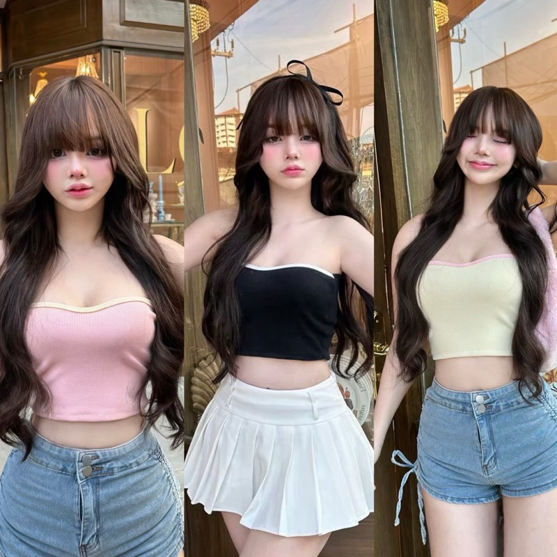 Covermilks🩷เกาะอกท็อฟฟี่ สีเกาหลีสุดๆ