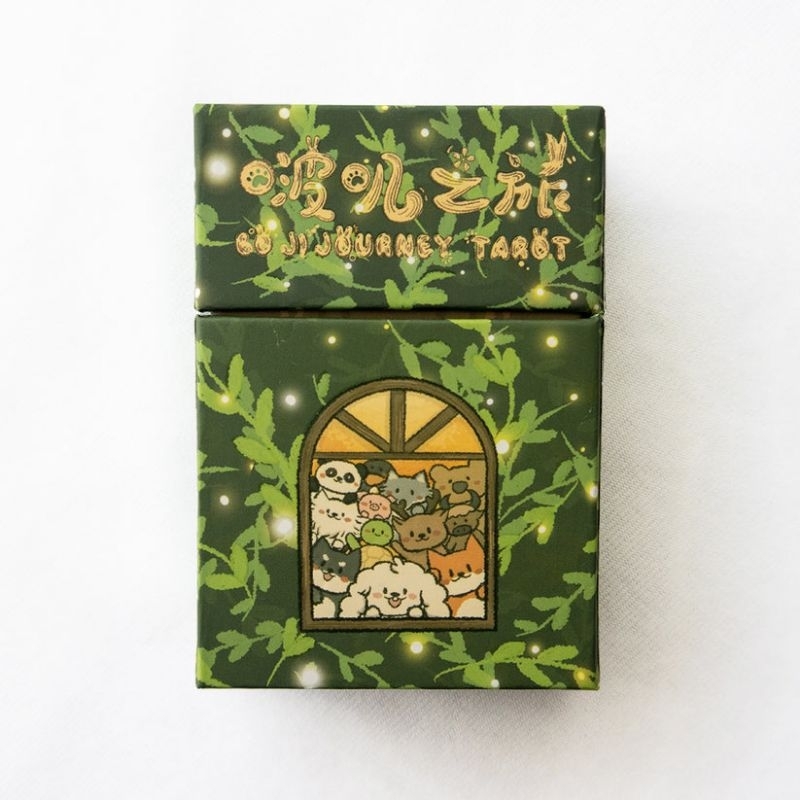 Boji Journey Tarot Potable Edition ไพ่ยิปซีแท้ธีมสัตว์น่ารัก ไพ่ทาโร่ต์  Tarot deck