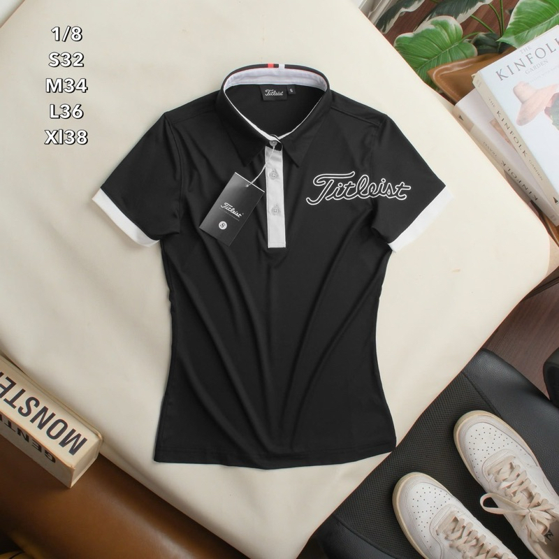 NEWจัดโปรลดราคา* เสื้อโปโลผู้หญิง ใส่ตีกอล์ฟ เลนกี่ฬา