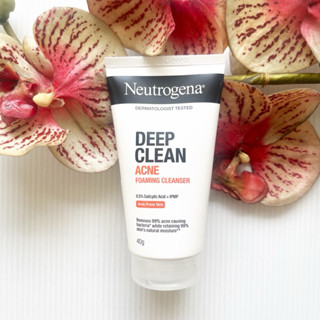 40, 100, 150 g. ผลิต 11/24 Neutrogena สีส้ม Deep Clean Acne …