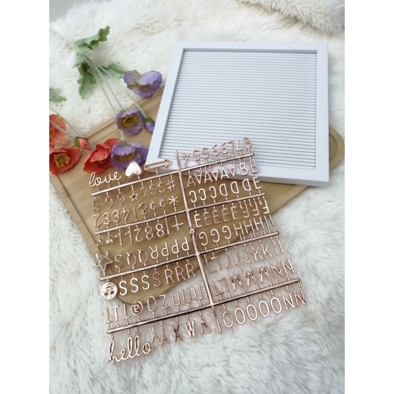 Letter board พลาสติก กระดานอักษร