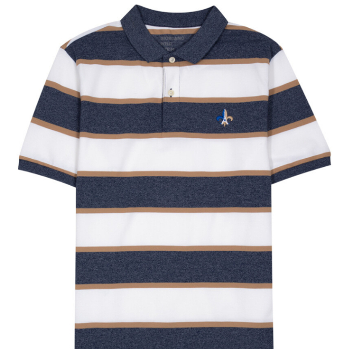 GIORDANO เสื้อโปโลผู้หญิง Women's Laureate Lion Polo 05311302