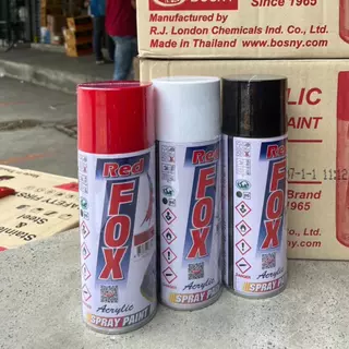 (ราคาส่งยกโหล) สีสเปรย์ Red Fox ขนาด 400cc สินค้าพร้อมส่ง
