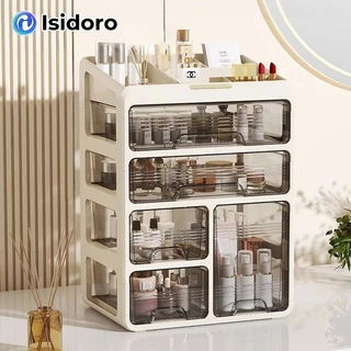 Isidoro กล่องเก็บเครื่องสำอาง ลิปสติก ช่องลิ้นชัก กล่องวางของ กล่องเครื่องแป้ง กล่องเก็บผลิตภัณฑ์ดูแลผิว