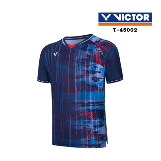VICTOR เสื้อกีฬาแบดมินตัน เสื้อกีฬาแขนสั้น รุ่น T-45002