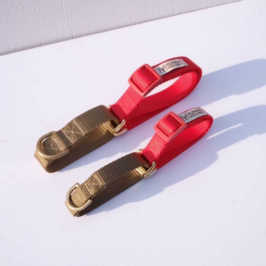 RED FOX Martingale Collar : Human and Hound - ปลอกคอฝึกสุนัข สี RED FOX ปลอกคอสุนัข ปลอกคอกระตุก