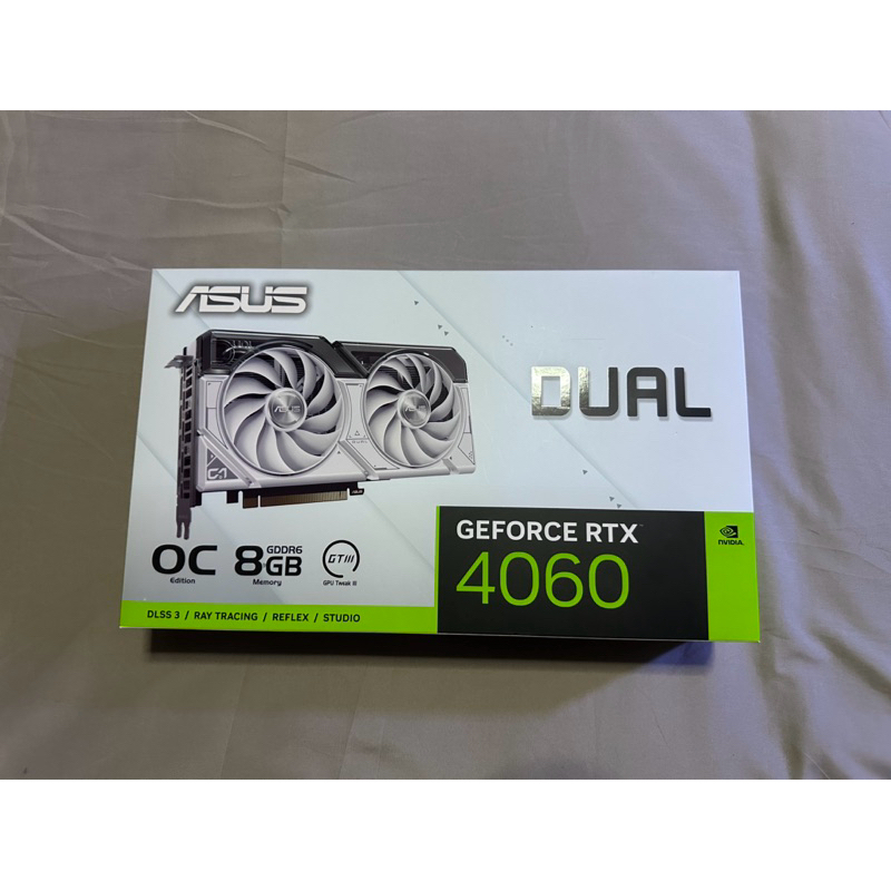 RTX 4060 8GB ASUS DUAL WHITE OC มือสอง ประกันศูนย์ไทย