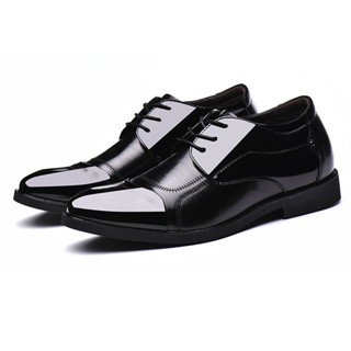 รองเท้าหนังอย่างเป็นทางการสำหรับธุรกิจสไตล์อังกฤษสำหรับผู้ชา…