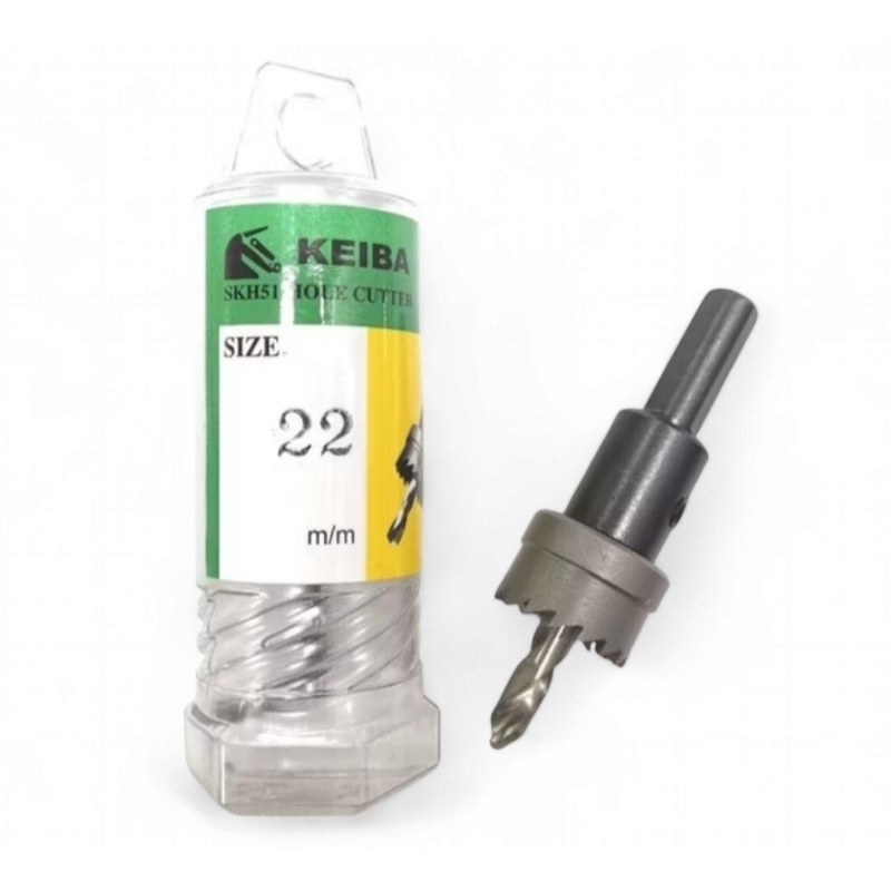 KEIBA​  โฮลซอเจาะเหล็ก​ SKH51 22MM KE-9001007 โฮลซอเจาะเหล็ก​ 22 มิล