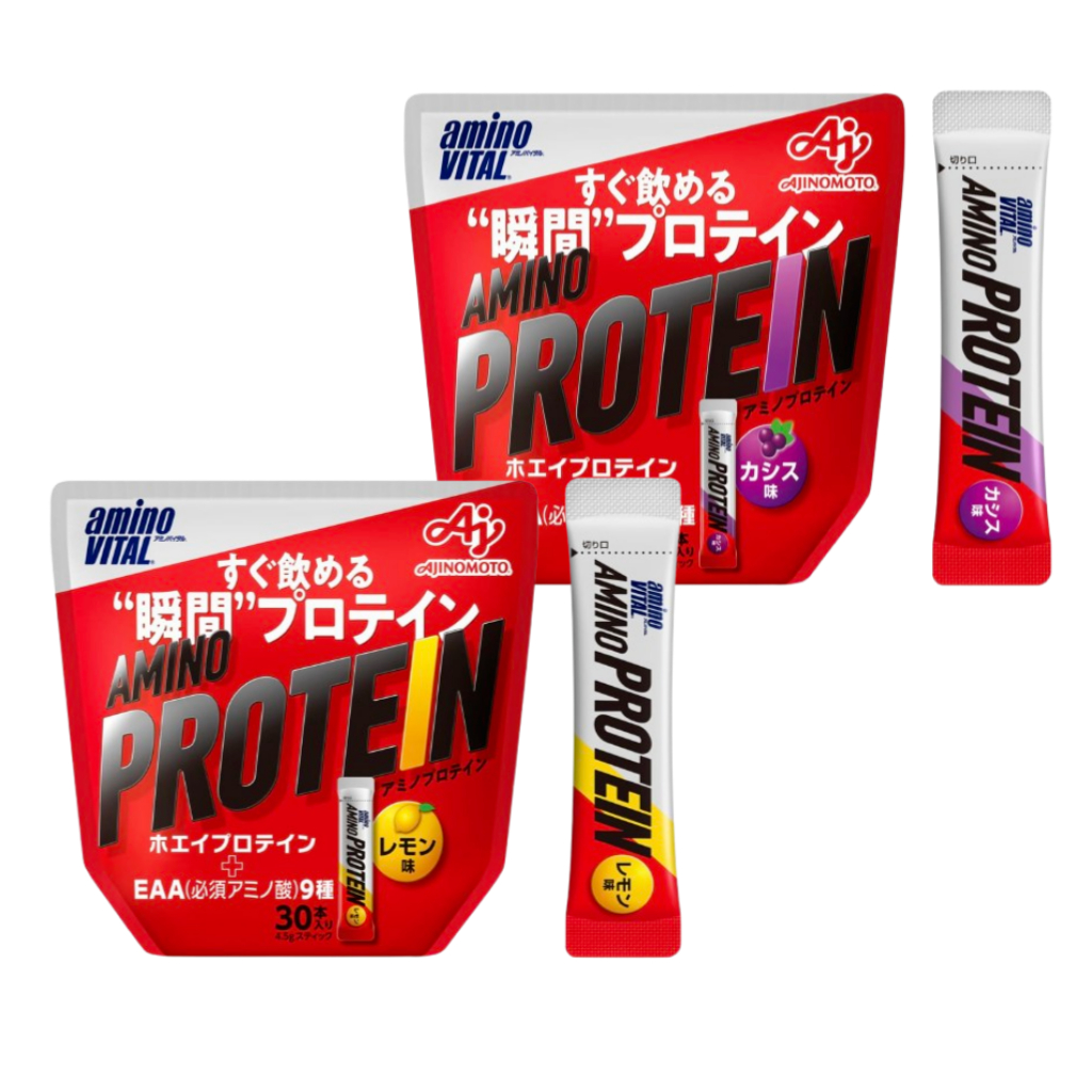 Ajinomoto Amino Vital BCAA EAA Protein 30-Stick อาหารเสริมเพื่อการฟื้นฟูกล้ามเนื้อและประสิทธิภาพ
