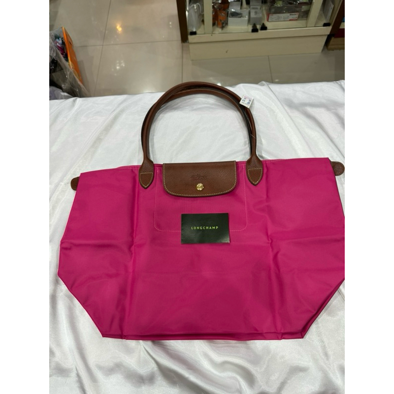 พร้อมส่ง #Longchamp le Pliage ไซส์ M(L) หูยาว - shop เรียก L Long sz:  31 x 30 x 19 cm   🧧🧧5,290฿