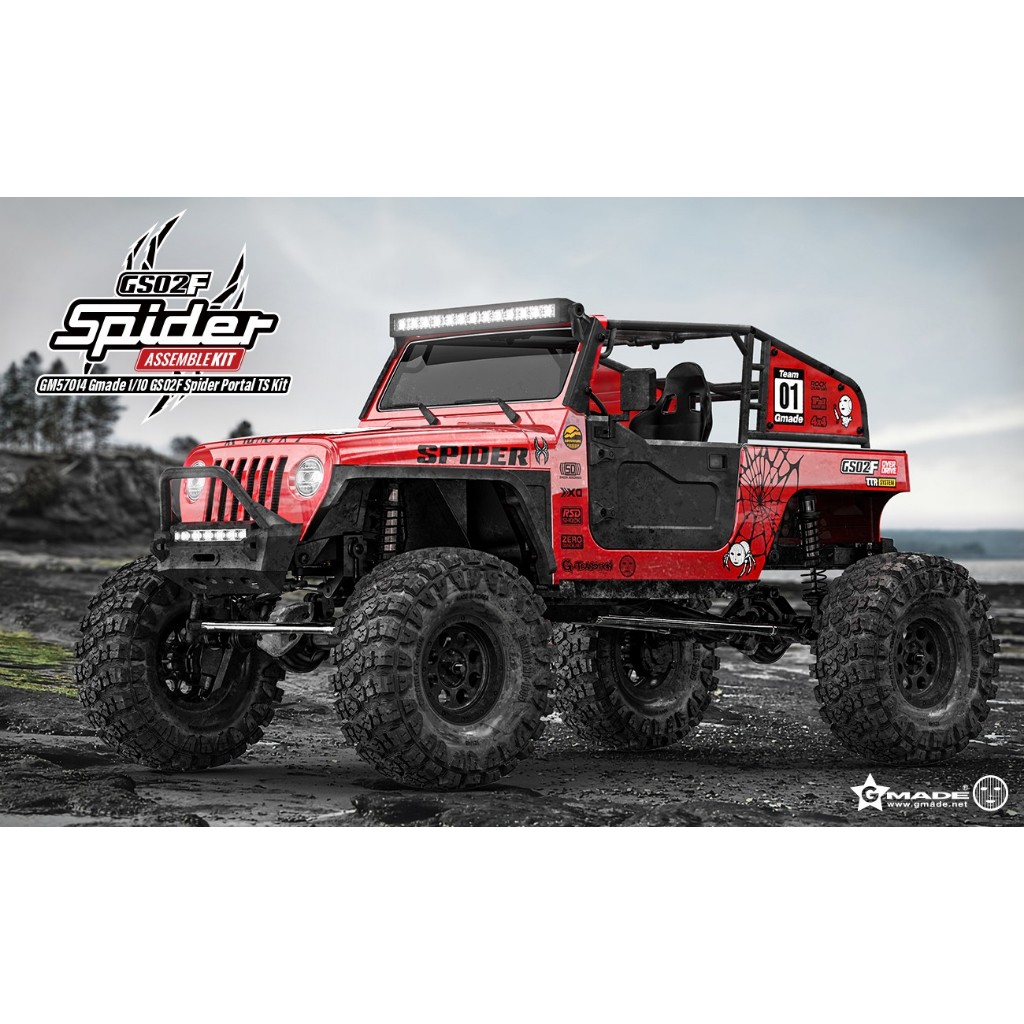 Gmade GS02F Spider Portal TS KIT 4WD Crawler Kit EP 1/10 GM57014