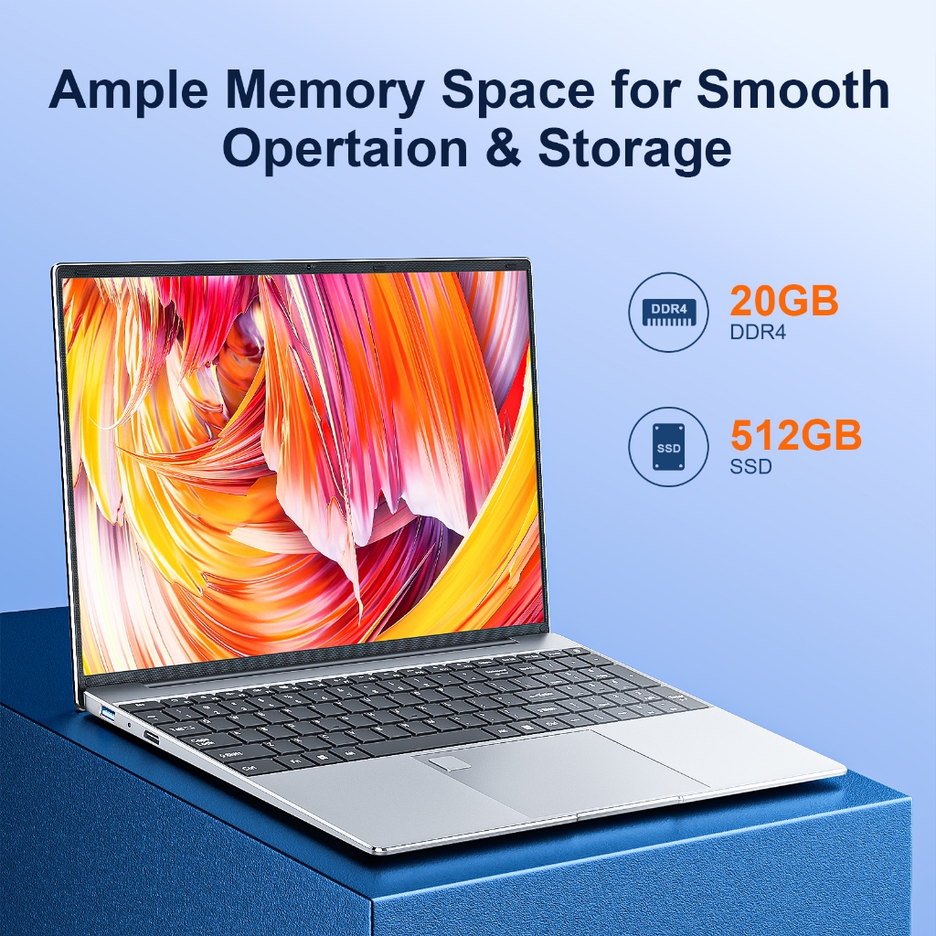 NEW 2025 ASU แล็ปท็อปใหม่ 15.6 นิ้ว HD Intel N50 2.9GHz Notebook 16GB+1TB โน๊ตบุ๊คLaptops เกม ธุรกิจ