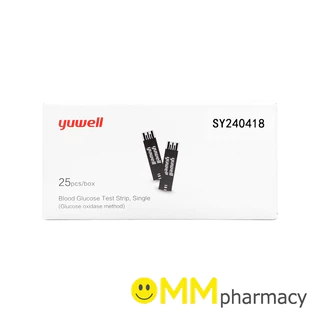 YUWELL แผ่นวัดน้ำตาล Y330 (ใช้กับเครื่องตรวจน้ำตาลACCUSURE 590)