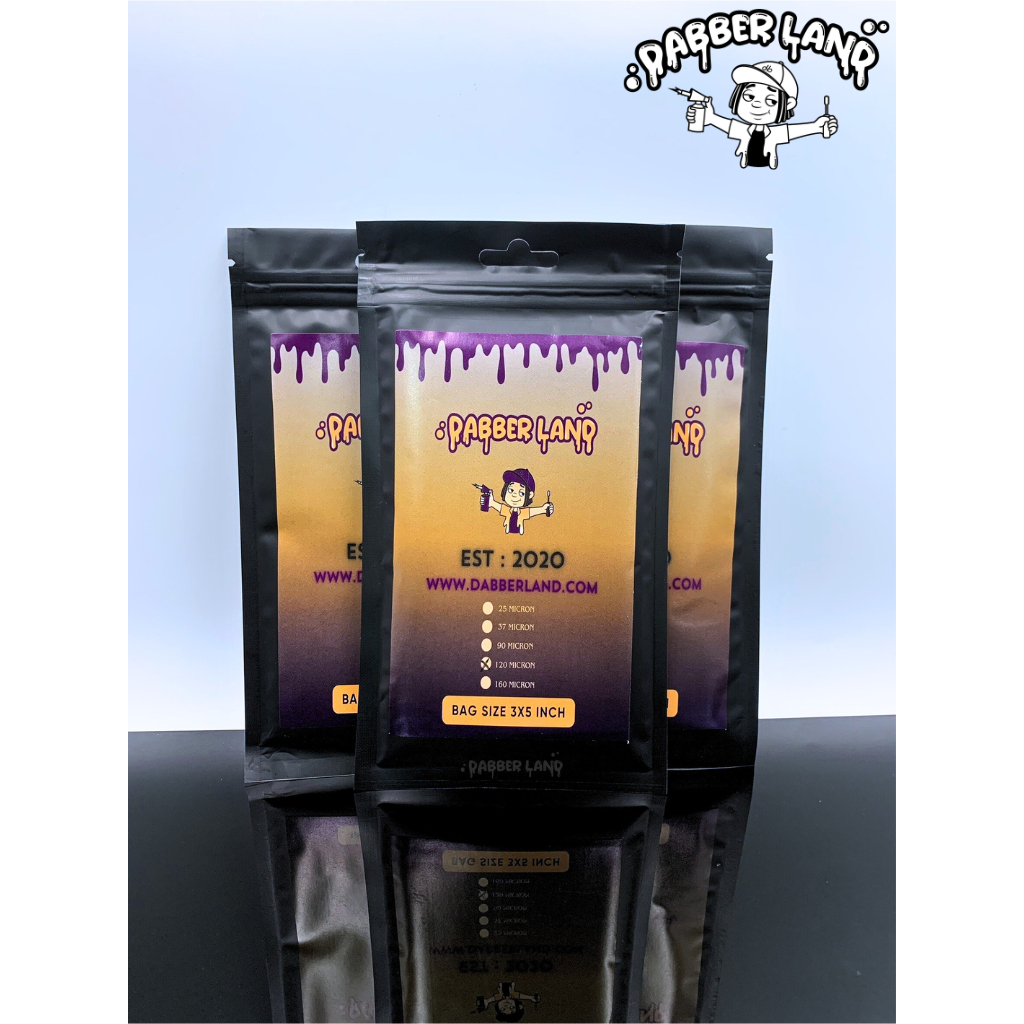 DABBER LAND Rosin Micron Bag 3x5" ถุงไมครอน ถุงโรซิ่นสำหรับใช้กับ Rosin Press