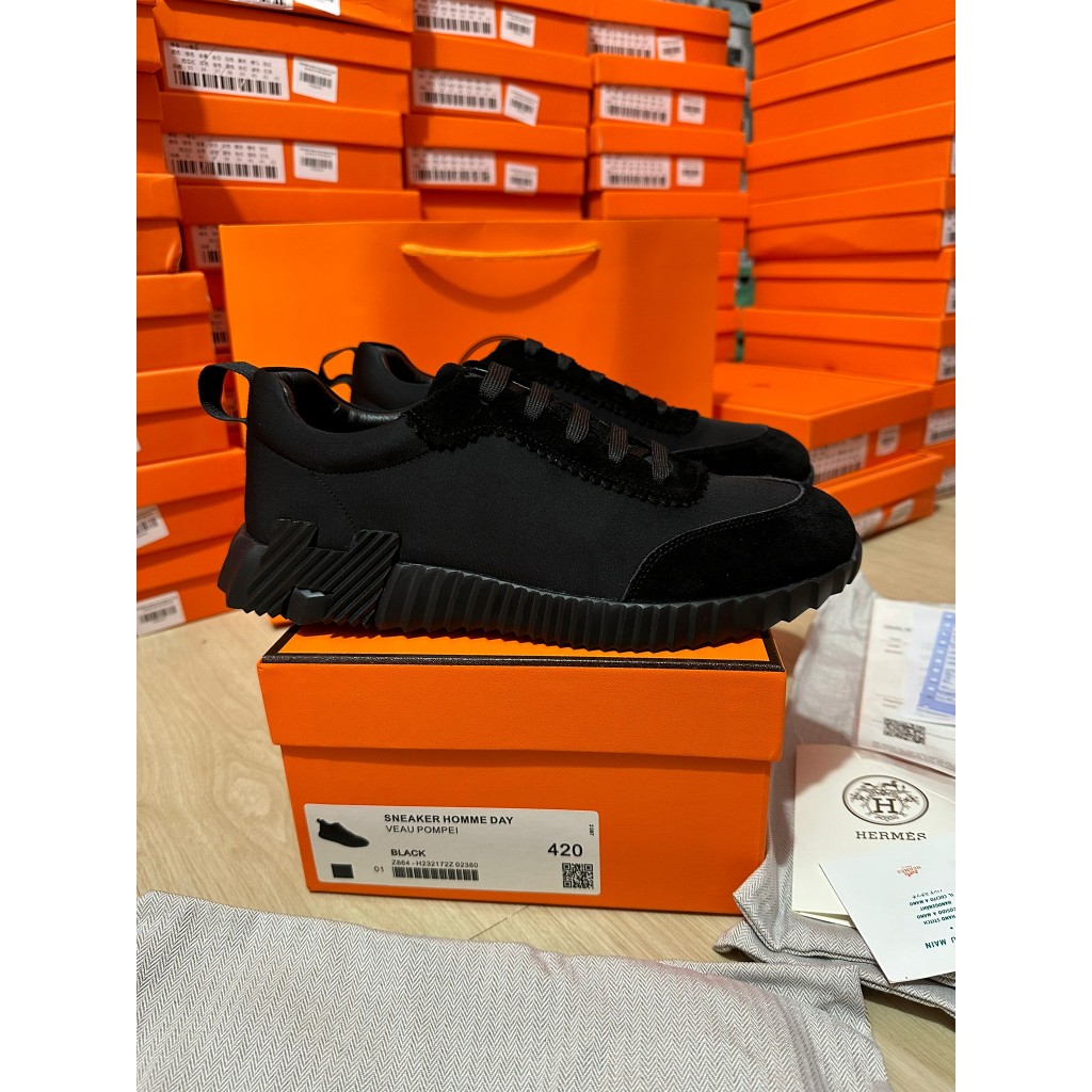 รองเท้าผ้าใบผู้ชาย Hermes เกรด PK มีไซส์  40-46