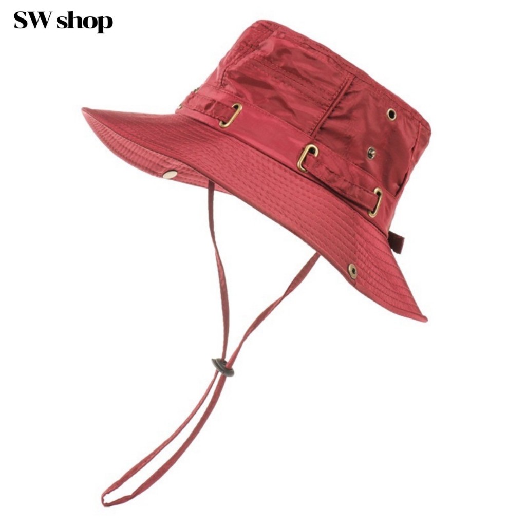 SW🚚หมวกเดินป่าผ้าร่ม หมวกแคมป์ปิ้ง เนื้อผ้าดีเย็นสบาย มี 7 สีให้เลือก