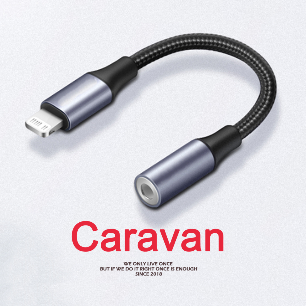 Caravan Crew ไอโฟน to 3.5mm F/M Cable 20cm Headphones AUX