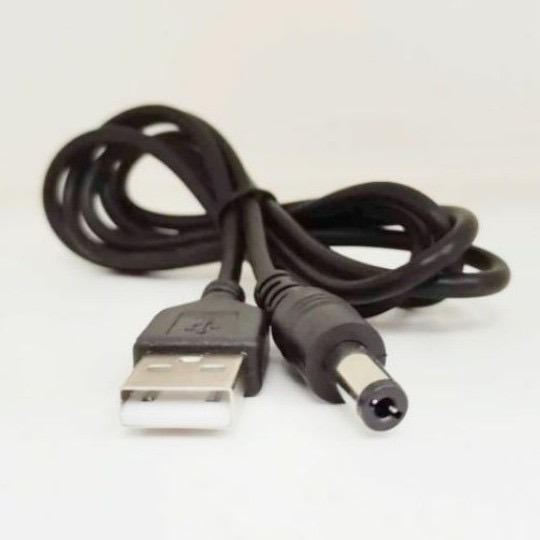 [พร้อมส่ง] สายชาร์จ USB หัวกลม DC 5.5มม. สำหรับชาร์จ อุปกรณ์อิเล็กทรอนิกส์