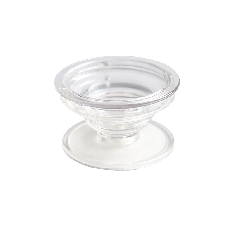 Griptok DIY ที่ติดหลังมือถือแบบเปล่าสำหรับทำงานฝีมือ งานติดอะคลิริค มีกาวในตัวทั้ง 2 ด้าน แบบใส