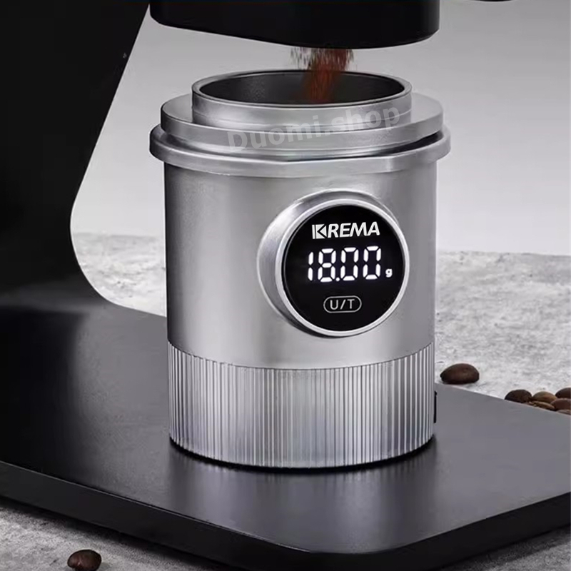 KREMA Coffee Dosing Cup & Scale ตราชั่งดิจิตอล ถ้วยโดส ตาชั่ง พร้อมถ้วยโดส