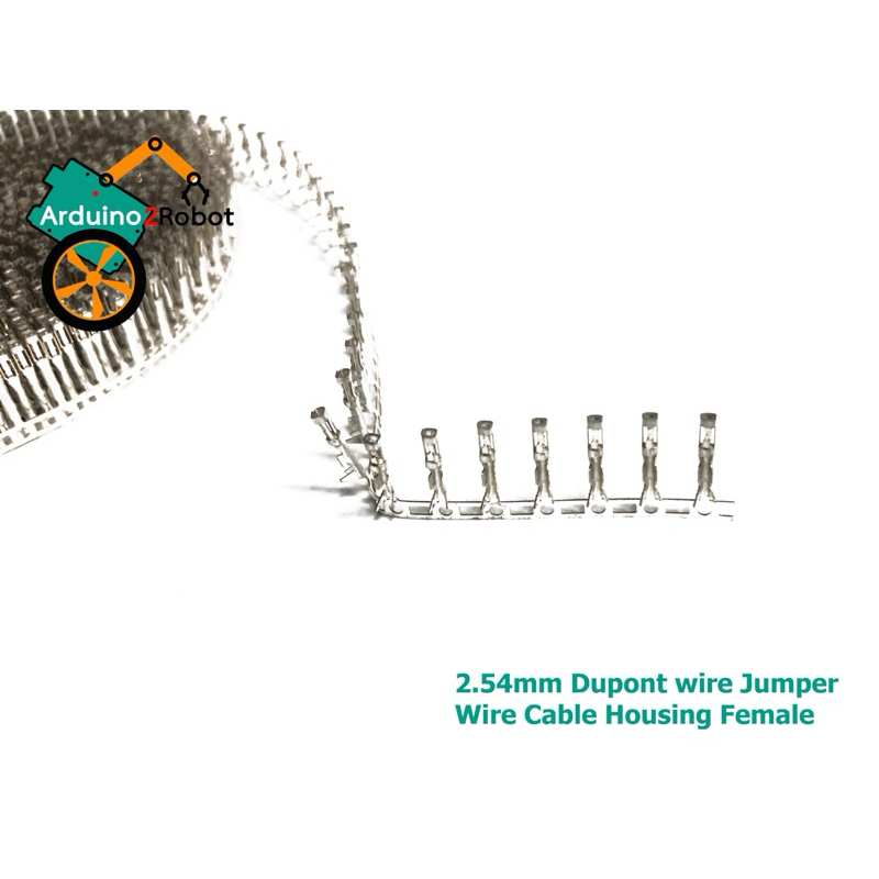 2.54mm Dupont wire Jumper Wire Cable Housing Female Pin Header Connector Terminal (ชุดละ 20 ชิ้น)