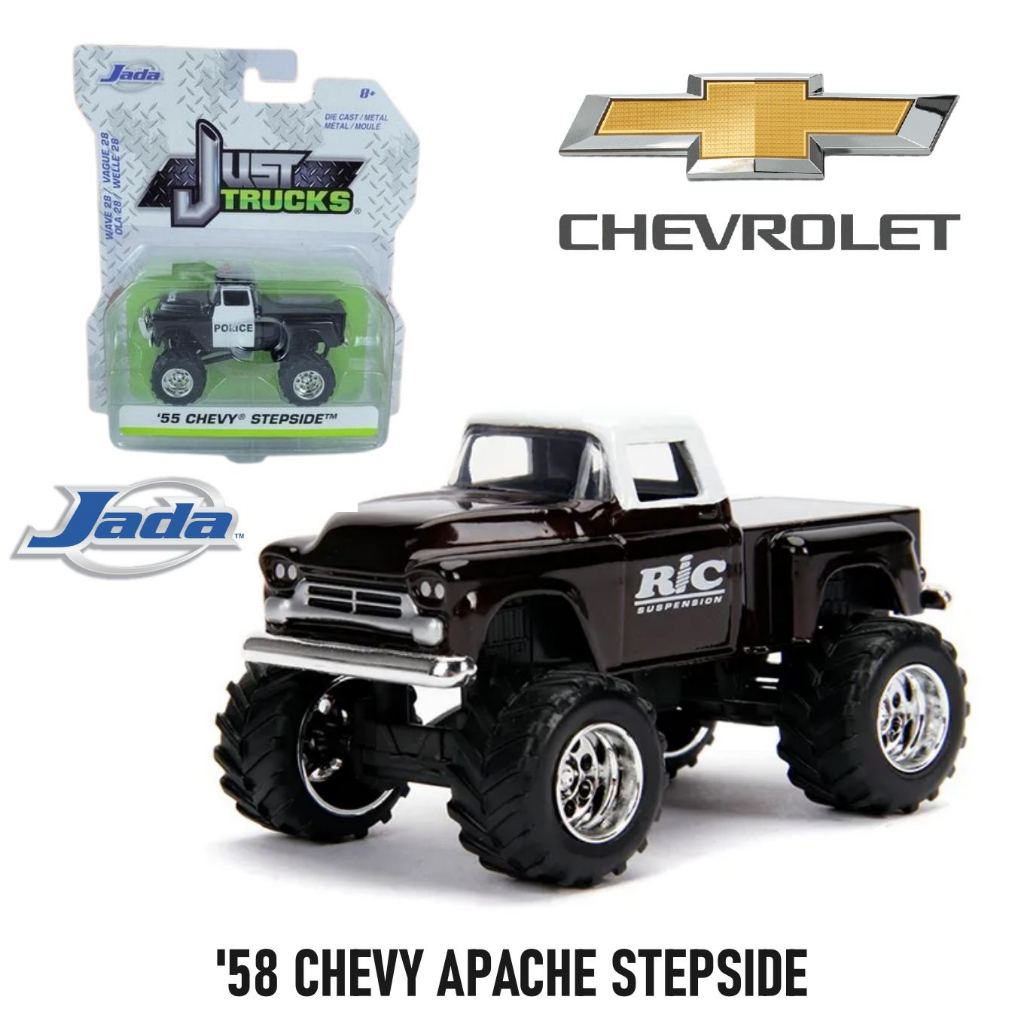 โมเดลรถเหล็ก JADA ชุด JUST TRUCKS WAVE 21 ลิขสิทธิ์แท้ แนวรถบิ๊กฟุต สเกล1/64 (แพ็คไม่คม) เลือกแบบได้ # JD14020 ราคา ถูกที่สุด ดีลบีเคเค แกลเลอรีภาพที่ 6
