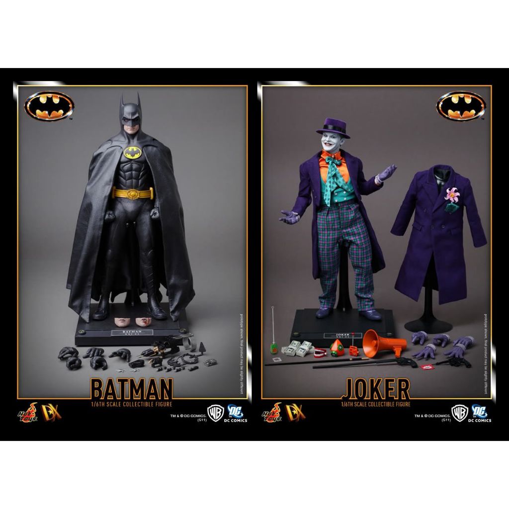 Hot Toys DX08 Joker + DX09 Batman Set 2 กล่อง **สินค้ามือ 1 ใหม่ไม่เปิด**