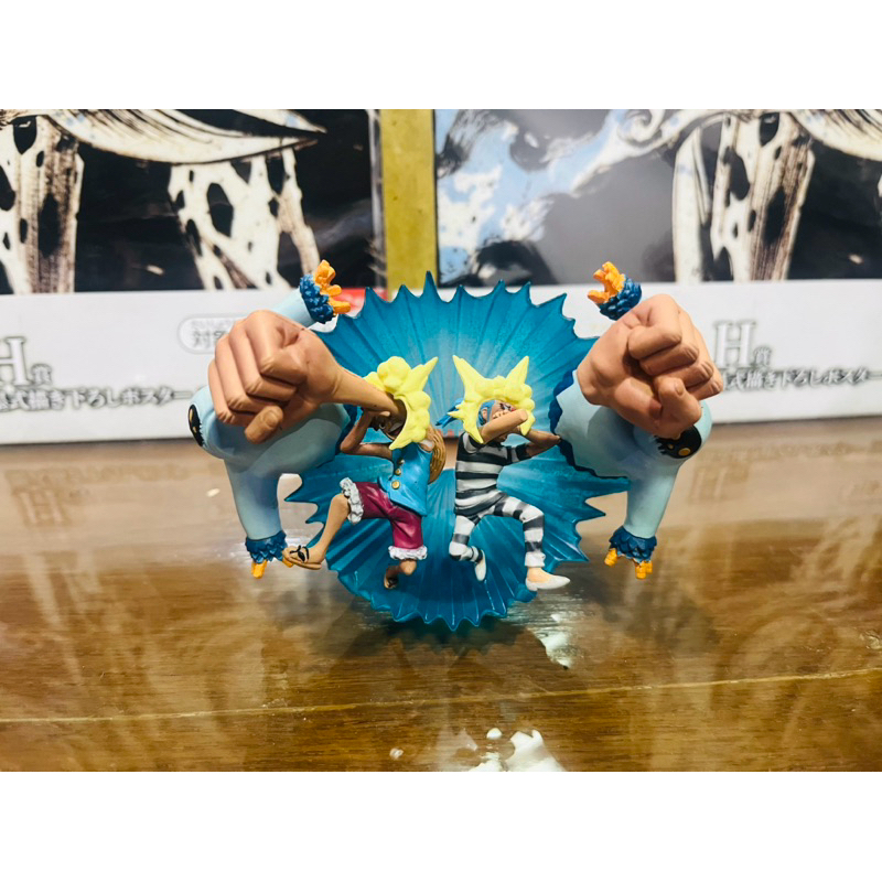(Logbox) แท้100% ลูฟี่ บากี้ คุก อิมเพลดาวน์ งานเอฟเฟค Supper Effect งานฉาก One piece วันพีช Model โมเดล Figure ฟิกเกอร์