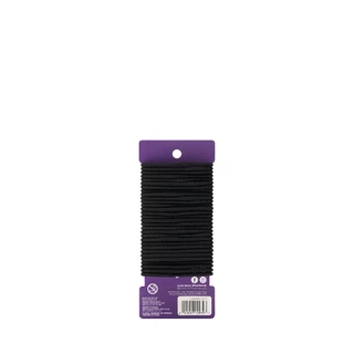 [ขายดี++]Goody ยางรัดผมแพค 30 ชิ้น ขนาดยางเหมือนระหัส 05000 Ouchless 4MM Large Elastics Black - สีดำ (30 ชิ้น)