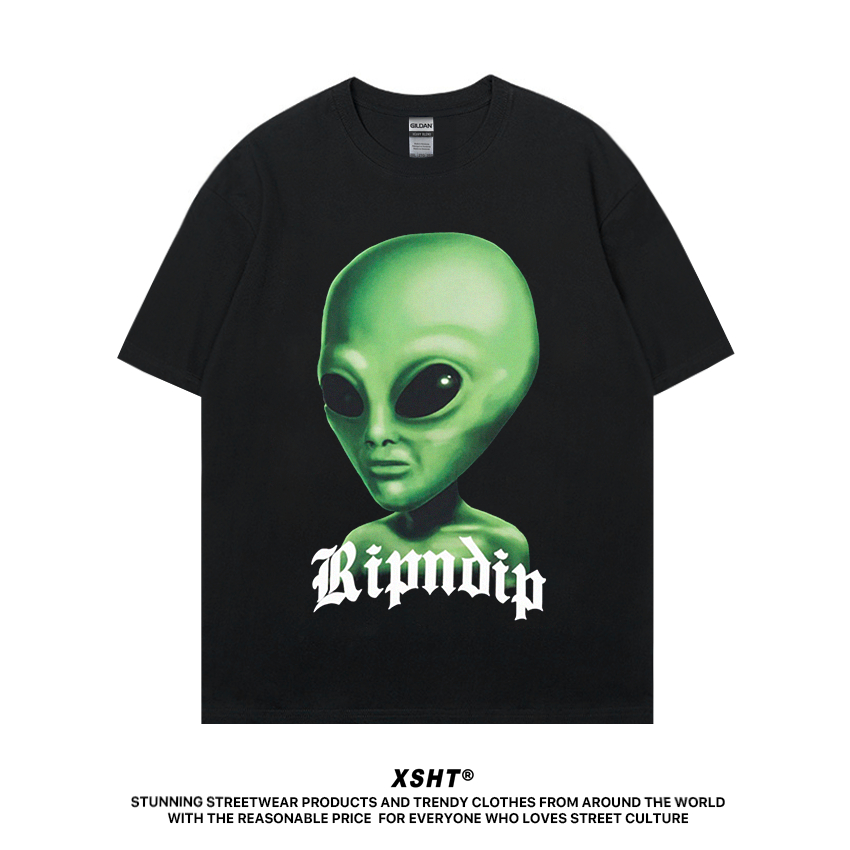 🔥พร้อมส่ง🔥 เสื้อ Ripndip Alien We Come In Peace - Black (สีดำ) by XSHT