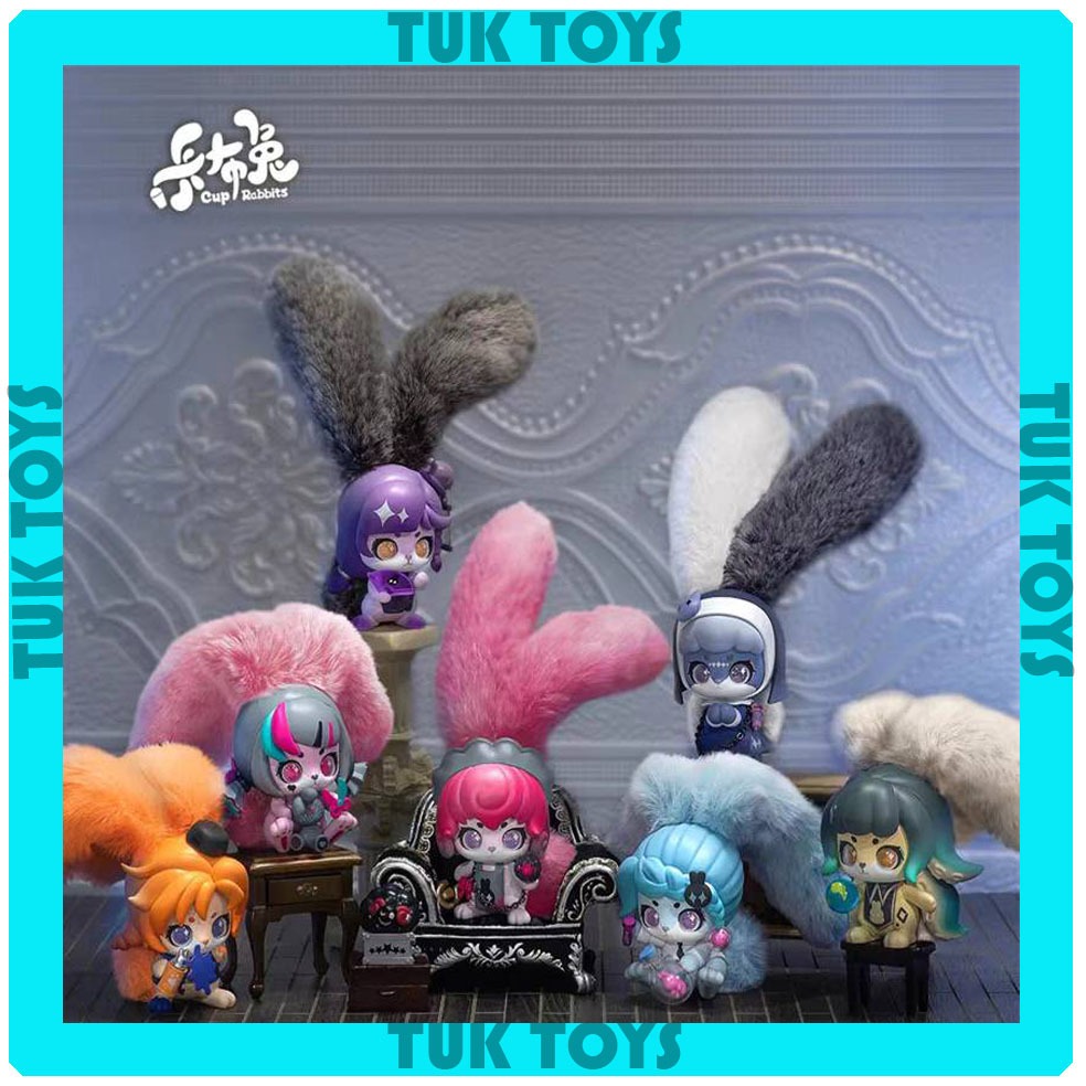 พร้อมส่งในไทย !! กล่องสุ่ม กล่องจุ่ม ยกบล็อก Cup Rabbit Kabutu Straight Face Self Series กระต่ายหูหอม มีหน้าร้าน